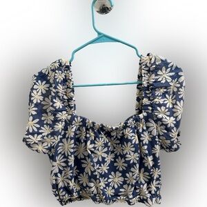 Daisy Puff Sleeve Blouse